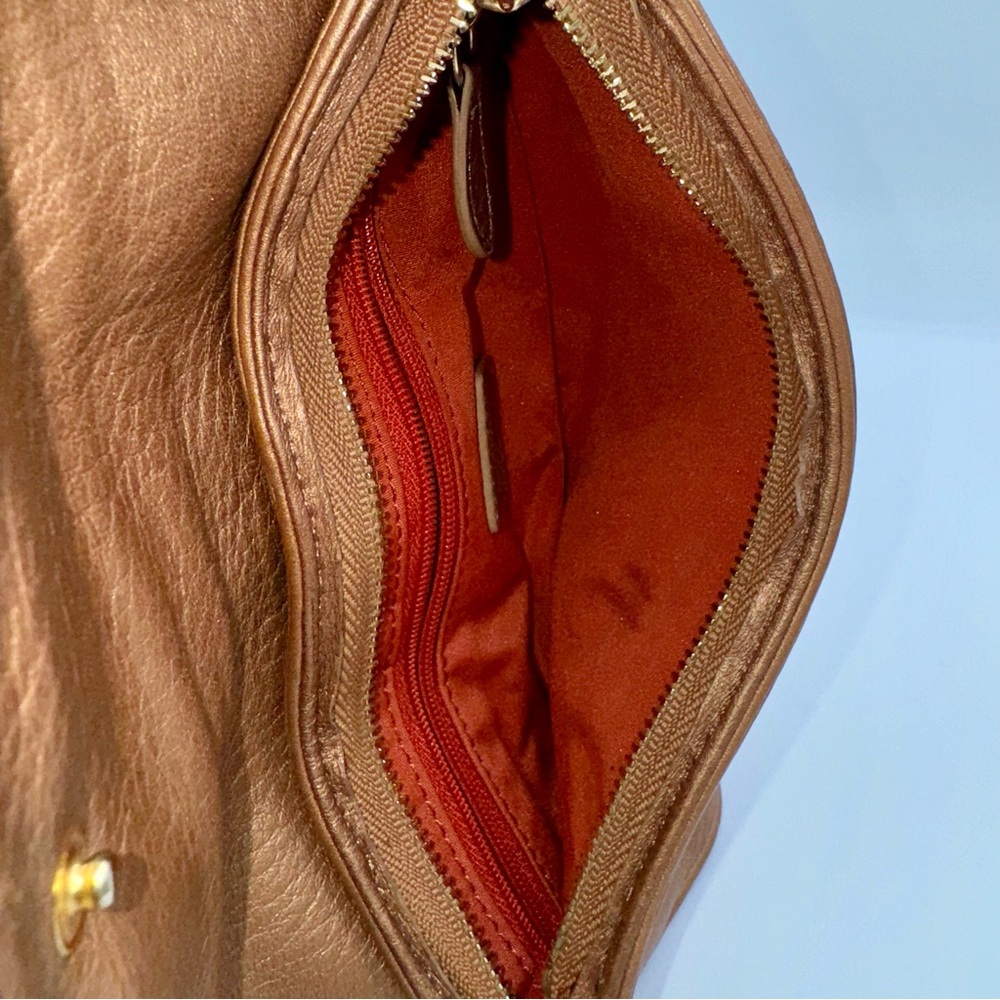 Vintage Cole Haan Leather Clutch / Wallet Copper Y2K‎ Quiet Luxury - Picture 9 of 12